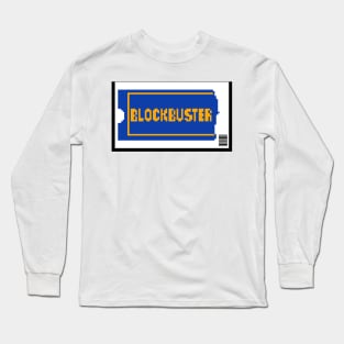 Blockbuster Pixel VHS Long Sleeve T-Shirt